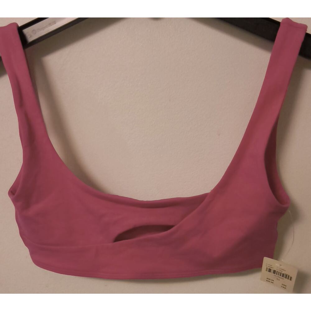 Anthropologie Lyrebird pink sports bra size xs